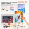 54 Pack Acrylic Paint Set, Acrylic Painting Set with 30 Colors Acrylic Paint, Wooden Easel, Painting Canvas, Paint Brushes, Palette, Art Painting Supplies for Kids Adults Beginner Artists